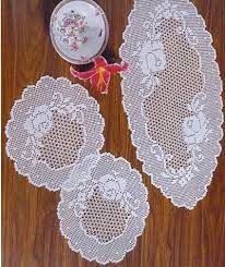 2015 Dantel Sehpa Ortusu Filet Crochet Dantel Tig Desenleri