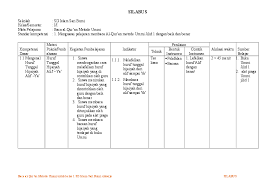 Kegiatan rutin tahunan yaitu musabaqah hifzil yang kuat untuk menghafal al qur'an 4) aspek penilaian dalam ujian bta psb adalah; Doc Silabus Baca Al Quran Metode Ummi Kls 1 Rustan Pajjampa Al Bugisy Academia Edu