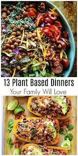 18 Plant Based Dinners Your Whole Family Will Love On Earth Day Plant Based Recipes Dinner Plant Based Diet Recipes Healthy Plant Based Recipes