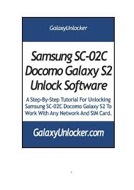 Links on android authority may earn us a commission. Samsung Sc 02c Docomo Galaxy S2 Unlock Galaxyunlocker
