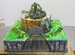 Calumet Bakery Hulk Birthday Cake