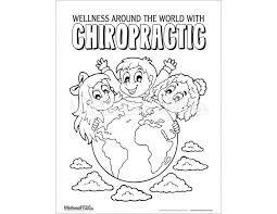 Series 01 Chiropractic Coloring Sheets Art Rubric Earth Day Activities Coloring Pages