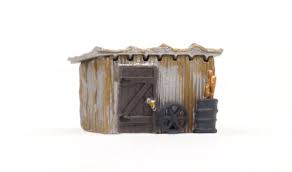 Tin Shack N Scale New Products Woodland Scenics Model Layouts Scenery Buildings And Figures