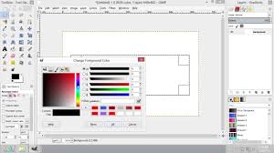 how to select color in gimp