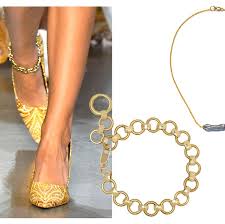 This is because indians believe gold to be the metal of the gods, and is therefore sacred. 12 Gold Anklets You Can Wear Every Day Why The Gold Anklet Bracelet Is The Accessory Of Summer 2019