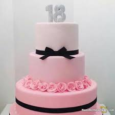 An 18th birthday cake made from victoria sponge and iced with buttercream. 18th Birthday Cakes For Girls Download Share