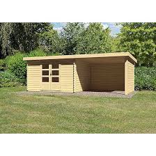 Karibu Blockbohlenhaus Bastrup 7 Log Homes Outdoor Buildings House