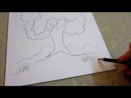 You can start with a simple tree drawing with a single trunk and few leaves. How To Draw A Tree Easy Quick And Simple Youtube