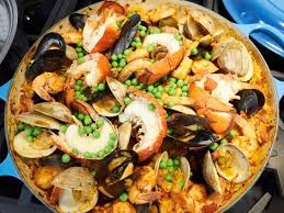 Seafood Paella Recipe Food Network Recipes Paella Recipe Seafood Paella