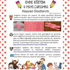 Kiraz Ogretmen On Instagram Evde Uzaktan Egitimde Hayvan Dostlarimizi Da Unutmuyoruz Bir Onceki Video 2020 Egitim Evde Egitim Okul Oncesi Calisma Cizelgeleri