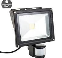 Outdoor High Bright PIR Motion Sensor Led Floodlight Waterproof IP65 10W  20W 30W 50W 100W Led Home Security Lights for Outside