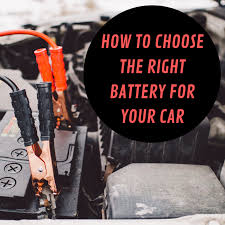 Maybe you would like to learn more about one of these? Choosing A Car Battery How To Find The Right Size Brand And Rating Axleaddict