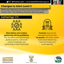 President cyril ramaphosa announced on tuesday night that the country will move back to alert level 3 of the national lockdown. In Full Some Bans Lifted As Sa Remains On Lockdown Level 3 Ramaphosa S Address To Sa