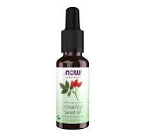 NOW Solutions, Organic Rose Hip Seed Oil, Certified Organic and 100% Pure,  For Facial Care, Expeller Pressed, Vegan, Child Resistant Euro Dropper, ...