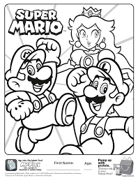 You might also be interested in coloring pages from koopa troopa. Free Coloring Sheets To Print Mario Samsfriedchickenanddonuts