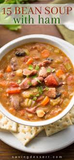 15 Bean Soup With Ham Recipe Ham And Bean Soup Bean Soup Recipes Ham Soup