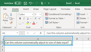 Autofit rows using macros (vba) in excel office 365!! How To Autofit Column Width And Row Height In Excel