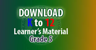 Grade 5, module 4 (vocabulary). K To 12 Learning Materials For Grade 5 Learner S Material For Grade 5