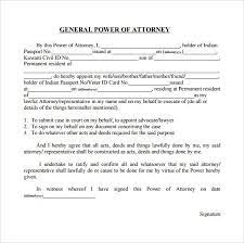 A general power of attorney form allows a person (agent) and make financial decisions for someone else (principal). Power Of Attorney Format For Nri Procedure For Power Of Attorney In India Power Of Attorney Form Power Of Attorney Attorneys