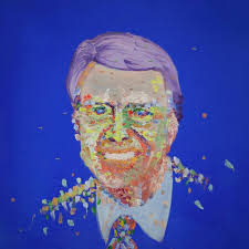 Jimmy Carter Painting by Damon Dewitt