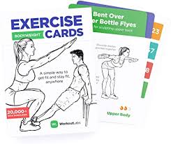 Learn vocabulary, terms, and more with flashcards, games, and other study tools. Amazon Com Workoutlabs Exercise Cards Bodyweight Premium Home Workout Cards Deck For Women And Men With 60 Exercises And 12 No Equipment Routines Premium Plastic Fitness Cards Sports Outdoors
