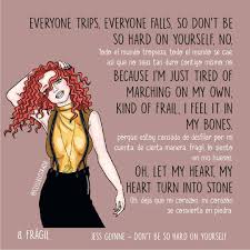 Jess Glynne Don T Be So Hard On Yourself Feminktober Dia 8 08 Frail Fragil Jess Glynne Don T Be So Hard On Yourself Inktober Inktoberworld Inktober Repos Jess Glynne Inktober Ecard Meme