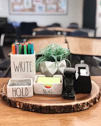I Know I M Not The Only One Who Copied Themagnoliateacher S Desk Set Up Right This Is My Favorit Teacher Classroom Teacher Desk Organization Classroom Desk