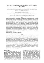 Pdf Studi Penyusunan Dan Penentuan Sempadan Sungai Di Kota Banjarmasin The Preparation And Determination Study Of Riparian Zone At The City Of Banjarmasin Irwan Yudha Hadinata Academia Edu