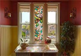 Victorian wall room dividers decorative window clings. Magnolia Static Decoration Stained Glass Window Film 3ft X4ft Privacy Diy Stained Glass Window Film Stained Glass Windows Stained Glass