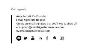Professional Email Signature Template With Images Email Signature Templates Email Signature Design Professional Email Signature