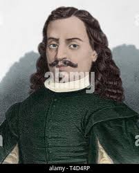 Bartolome Esteban Murillo (1618-1682). Spanish baroque painter. Drawing by  Letre. Lithography. Later colouration. Portrait, detail. Cronica General de  España, Historia Ilustrada y Descriptiva de sus Provincias. Andalucia, 1867  Stock Photo