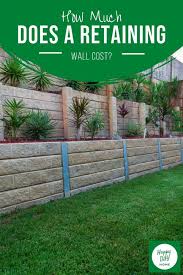 Corrugated steel and timber retaining wall. How Much Does A Retaining Wall Cost Happy Diy Home