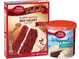 Add sugar and vanilla, and beat until combined, about 2 minutes. Amazon Com Betty Crocker Super Moist Red Velvet Cake Mix With Whipped Cream Cheese Frosting Bundle Grocery Gourmet Food