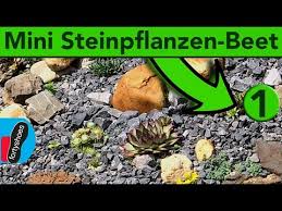 Das wichtigste ist ein gut durchlässiger boden. Miniatur Steingarten Anlegen Do It Yourself Youtube