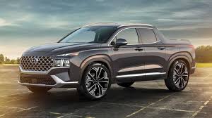 The high center console's soft leather surface offers the comfort of an armchair, while the. Hyundai Santa Cruz Pickup Imagined With Santa Fe Suv Design Cues