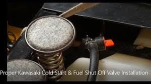 Cru fits yamaha 350 warrior wolverine 400 grizzly fuel valve shut off petcock (fits: Proper Cold Start Kawasaki Fuel Shut Off Valve Installation On Bigdog Alpha And Hustler Raptor Youtube