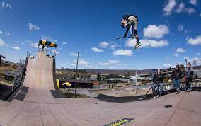 4 person game of scoot on mega ramp airbag!ryan williams. The Story Raymond Warner