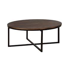 Arcadia Acacia Wood 42 Round Coffee Table Brown Round Wood Coffee Table Round Coffee Table Furniture