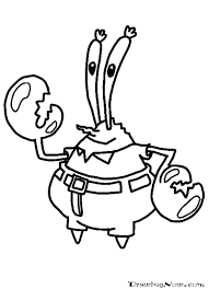 What a fun coloring page to color using the online interactive coloring machine or simply print to color at home. Mr Krabs Coloring Pages Coloring Home