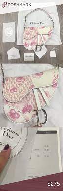 Christian Dior Flowers Saddle Bag Dior Flowers Dior Dior Saddle Bag