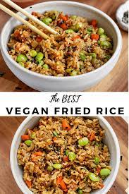 This Truly Is The Best Easy Vegan Fried Rice Recipe Out There Making Hibachi Style Vegetarian Fried Rice Fille Vegan Fried Rice Easy Rice Recipes Fried Rice
