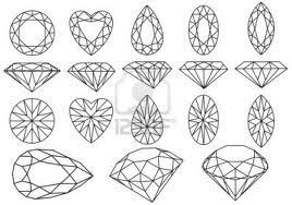 Black And White Gemstone Tattoo Gems Drawing 123rf Gem Tattoo Geometric Tattoo Diamond Tattoos