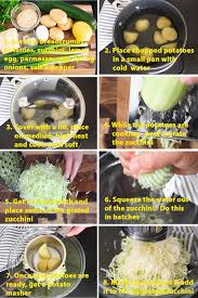Using a mesh strainer or slotted spoon, fish out the zucchini and plunge into the ice bath to stop cooking. Baked Potato And Zucchini Bites Food And Journeys