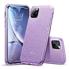 Apple iphone 11 64 gb purple(without earphone & adapter). Iphone 11 Pro Max Makeup Glitter Case Esr