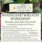 Custom Woodland Wreath Workshop at Wooden Door event in Vandergrift, PA