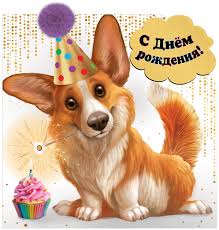 Открытка-поздравление С Днем рождения! (корги) | Детские и молодежные |  Хорошо Ростов
