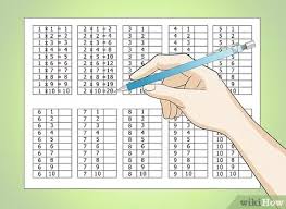 Kids can hold their regular practice of tables with our multiplication worksheet. How To Make A Multiplication Table 12 Steps With Pictures