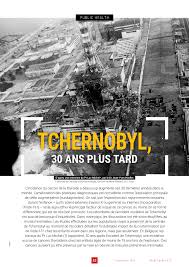 #tchernobyl 30 ans après d'accident de tchernobyl, retour sur l'accident nucléaire qui a touché toute l'europe à cause de son #panache radioactif arrêté. Pdf Tchernobyl 30 Ans Plus Tard