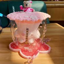 Choose an option bicolor cat tabby cat bicolor cat x3 calico cat calico cat x3 get all 3 tabby cat x3. Starbucks Cat Paw Coffee Cup Glass Mug Lid With Pink Sakura Coaster Rod Lid Ebay