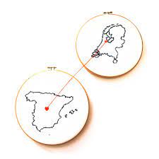 We provide full patterns complete with picture and code. Map Cross Stitch Patterns And Kits Stitch A Map Studio Koekoek